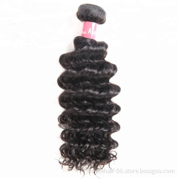 Distributors Supply 3 Bundles Peruvian Deep Wave Curly Design, Custom Hair Packing